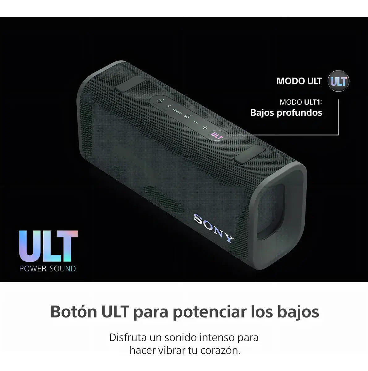 Parlante Portátil Inalámbrico Sony Ult Field 3 Srs-ult30 Qof Gris Bosque