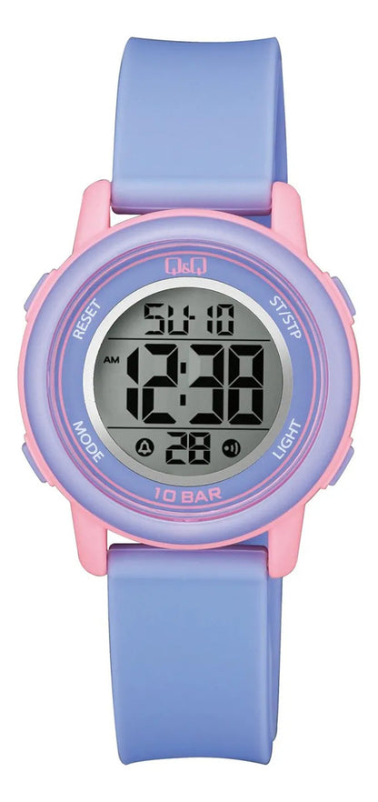 Reloj Q&q Digital Dama 34mm M208j005y - Lavanda Rosa
