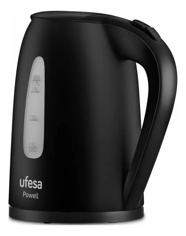 Hervidor De Agua Ufesa 1,7 Lts Black Powell - Negro