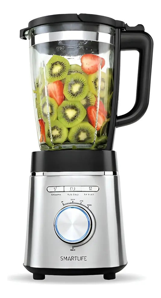 Licuadora Smartlife Jarra Vidrio 1,75 L 1400w Bl1402 Acero Inoxidable