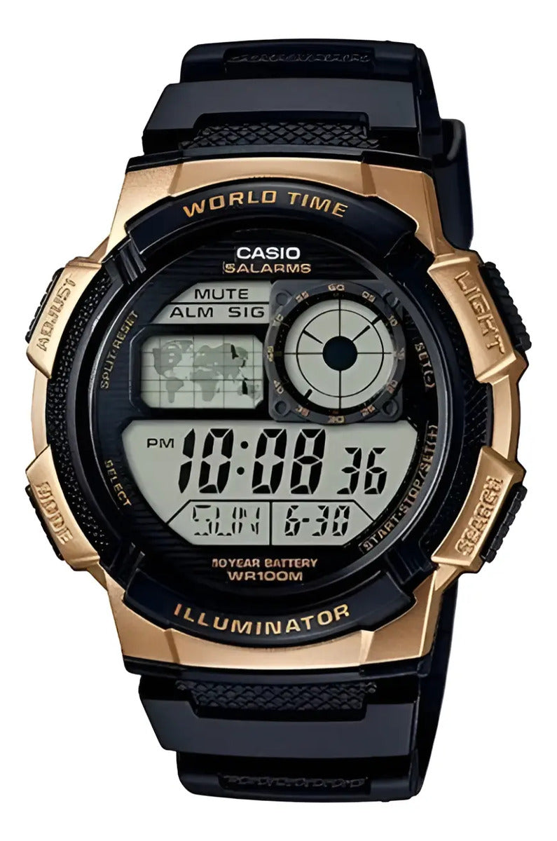 Reloj Casio Digital - Ae-1000w-1a3vcf - Negro Gris