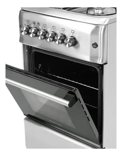 Cocina A Gas Smartlife 50x55cm Inox Sl-ks5055g - Plateado