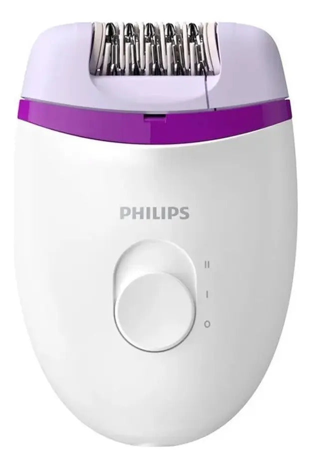 Depiladora Philips Satinelle Essential Bre225/0 - Blanco/morado