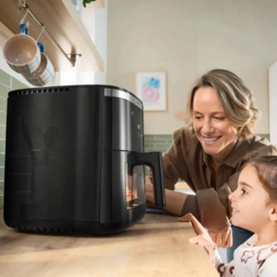 Freidora Sin Aceite Bosch Digital 7,2 Lts Maf671b0 Negro