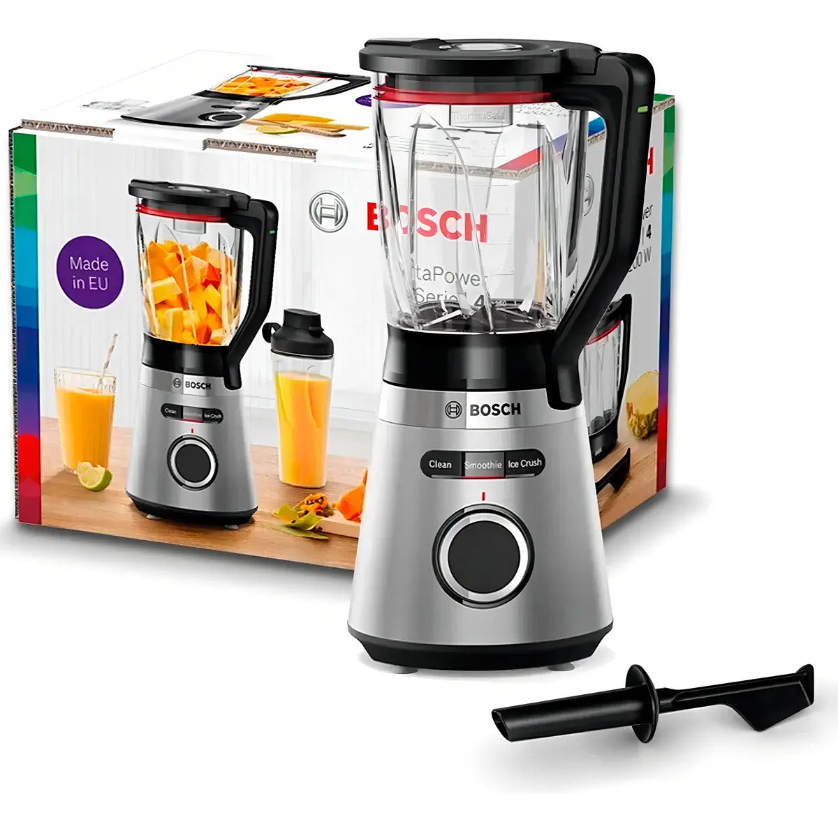Licuadora Bosch Jarra Cristal 1,5 Lts Mmb6382m - Gris