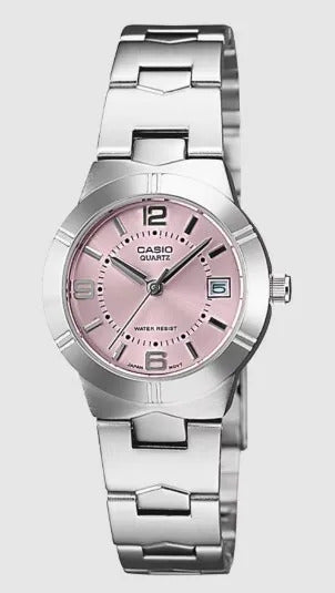 Reloj Casio Metal Dama 25mm Ltp-1241d4a3 - Plateado