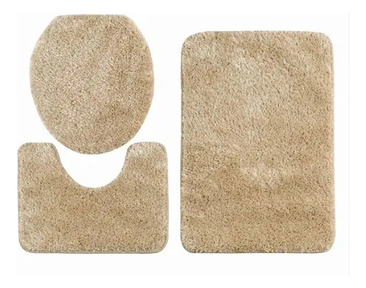 Set Alfombras Para Baño 3 Piezas