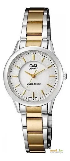 Reloj Q&q Metal Q949j401 - Plateado Dorado Crema