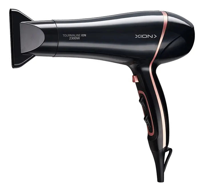 Secador De Pelo Xion Tourmaline Ion 2300w Xi-se2305ion Negro Y Rosa