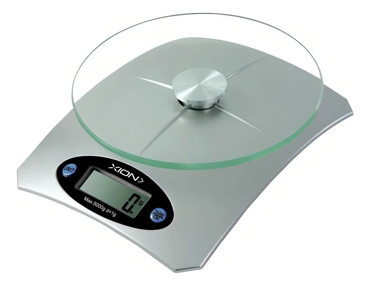 Balanza De Cocina Digital Xion Hasta 5 Kg Xi-gl301 Gris 5 Kg