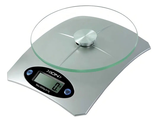 Balanza De Cocina Digital Xion Hasta 5 Kg Xi-gl301 Gris 5 Kg