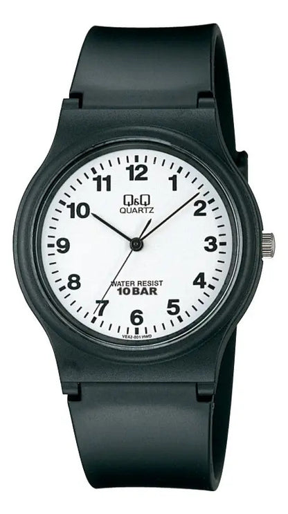 Reloj Q&q Silicona Hombre 34mm Vp46j001y - Negro