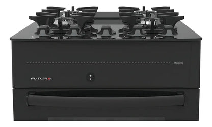 Cocina A Supergas Futura Massima - Negro