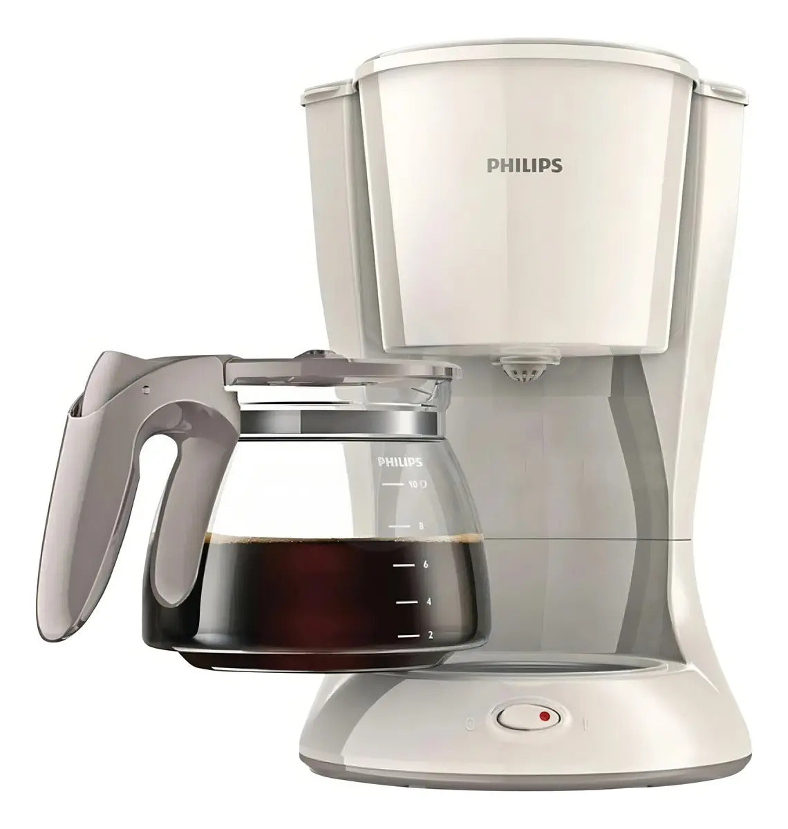 Cafetera De Filtro Philips Jarra Cristal Hd7461 - Silk Beige