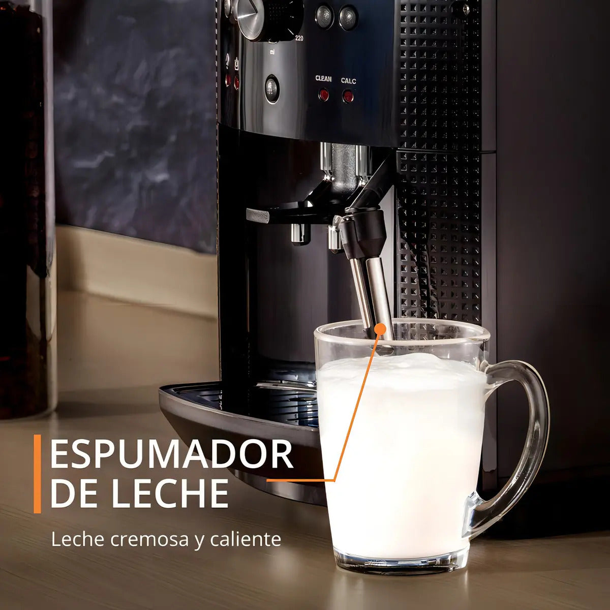 Cafetera Expreso Krups Espumador Y Molinillo - Negro