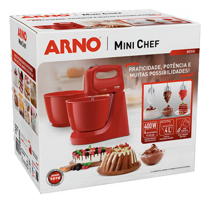 Batidora Arno Mini Chef 4 L 4 Velocidades 400w
