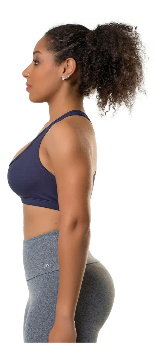 Top Deportivo Dama Fitness Entrenamiento Elite - Azul M
