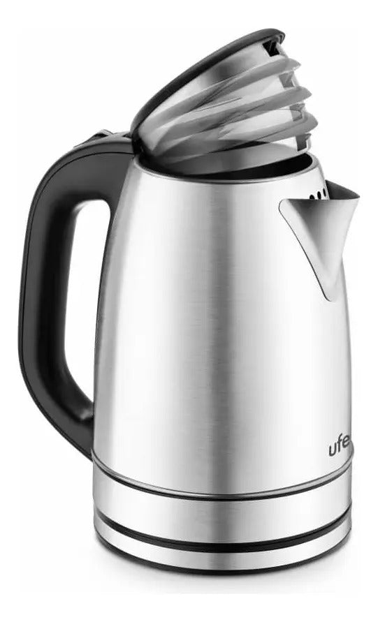 Hervidor De Agua Ufesa 1,7 Lts 2200w Ha Resia - Plateado