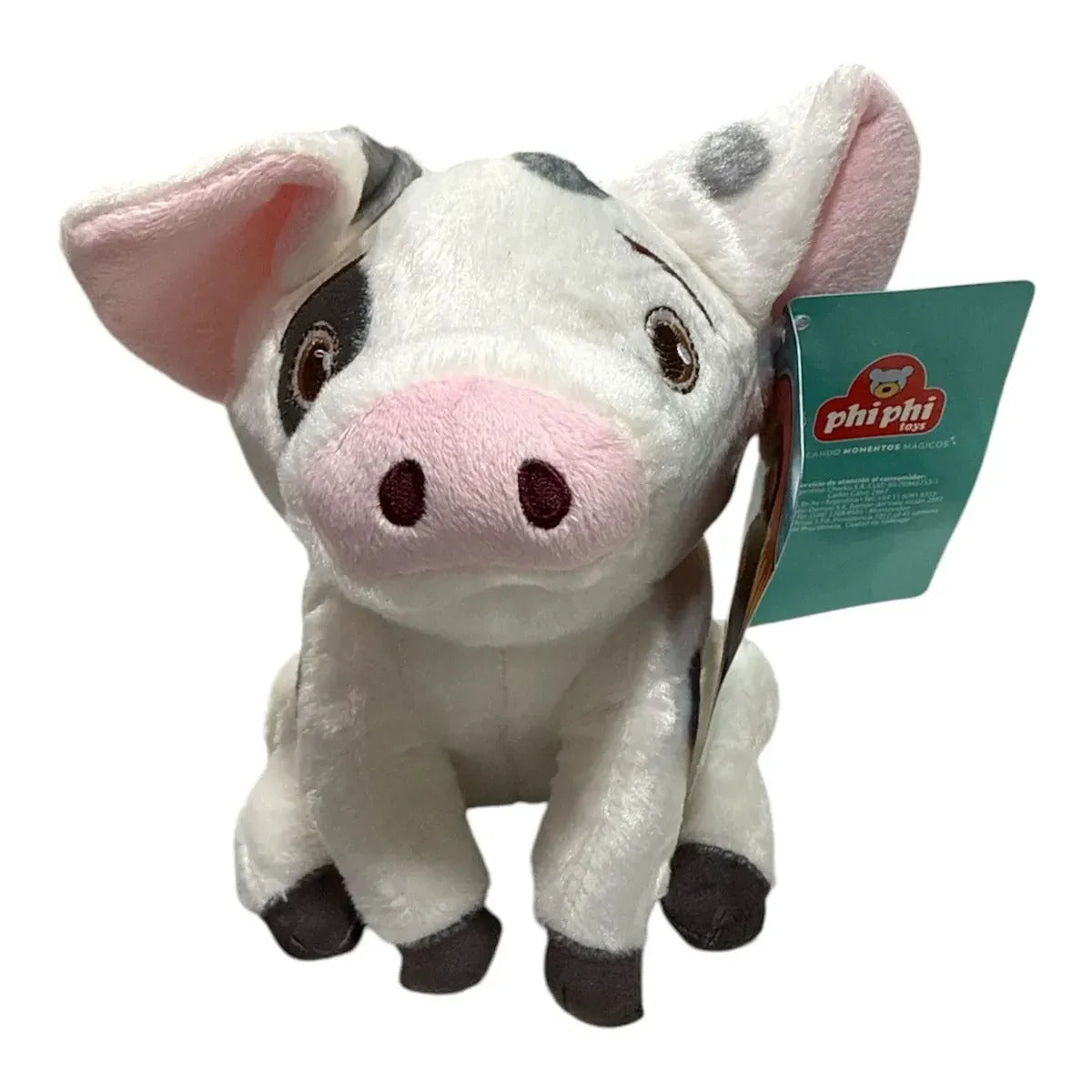 Peluche Pua Cerdito Moana Disney 18cm - Blanco