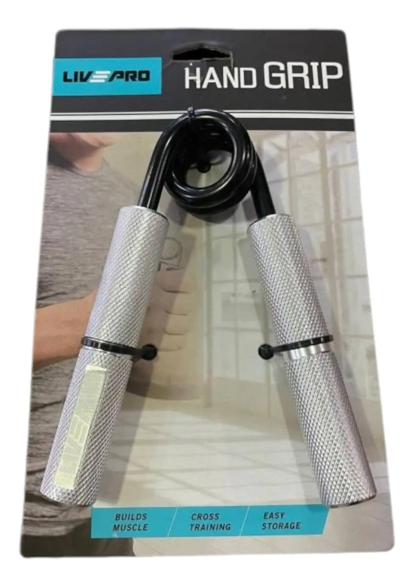Hand Grip Ejercitador Antebrazo 200lb O 90kg Livepro Blanco