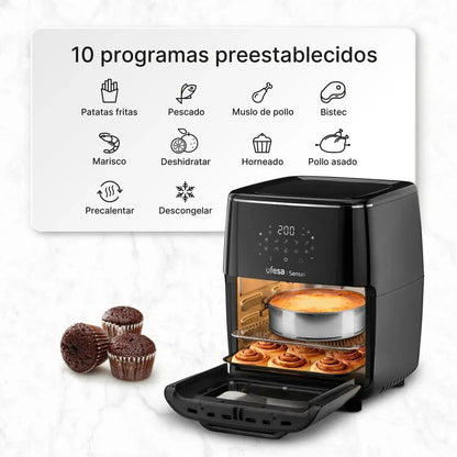 Freidora De Aire Ufesa Sensei Digital 12 L 1700w - Negro
