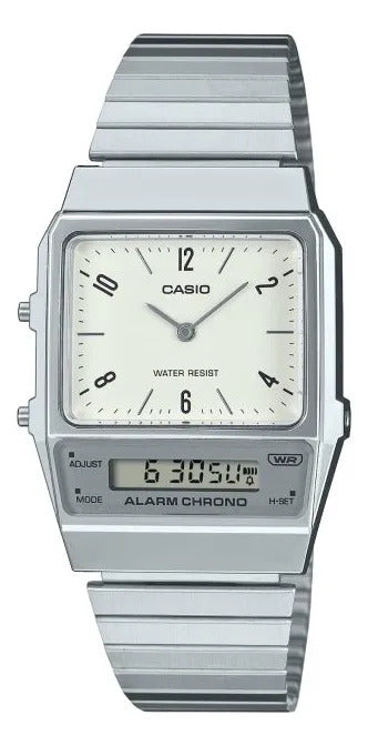 Reloj Casio Vintage 41mm Aq-800e-7a2df - Negro