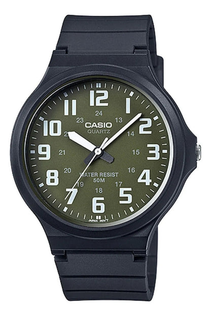 Reloj Casio 48mm Pvc Mw-240-3bvdf - Negro Violeta Gris