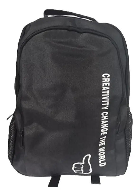 Mochila Para Laptop Hasta 15,6'' Ripcolor - Negro Liso