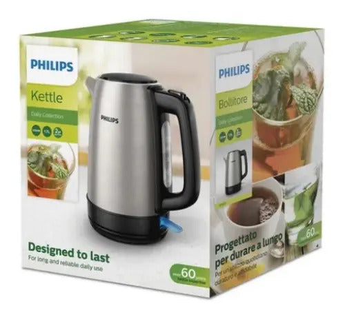 Jarra Eléctrica Philips 1,7 Lt 1800w Hd9350/90 - Plateado