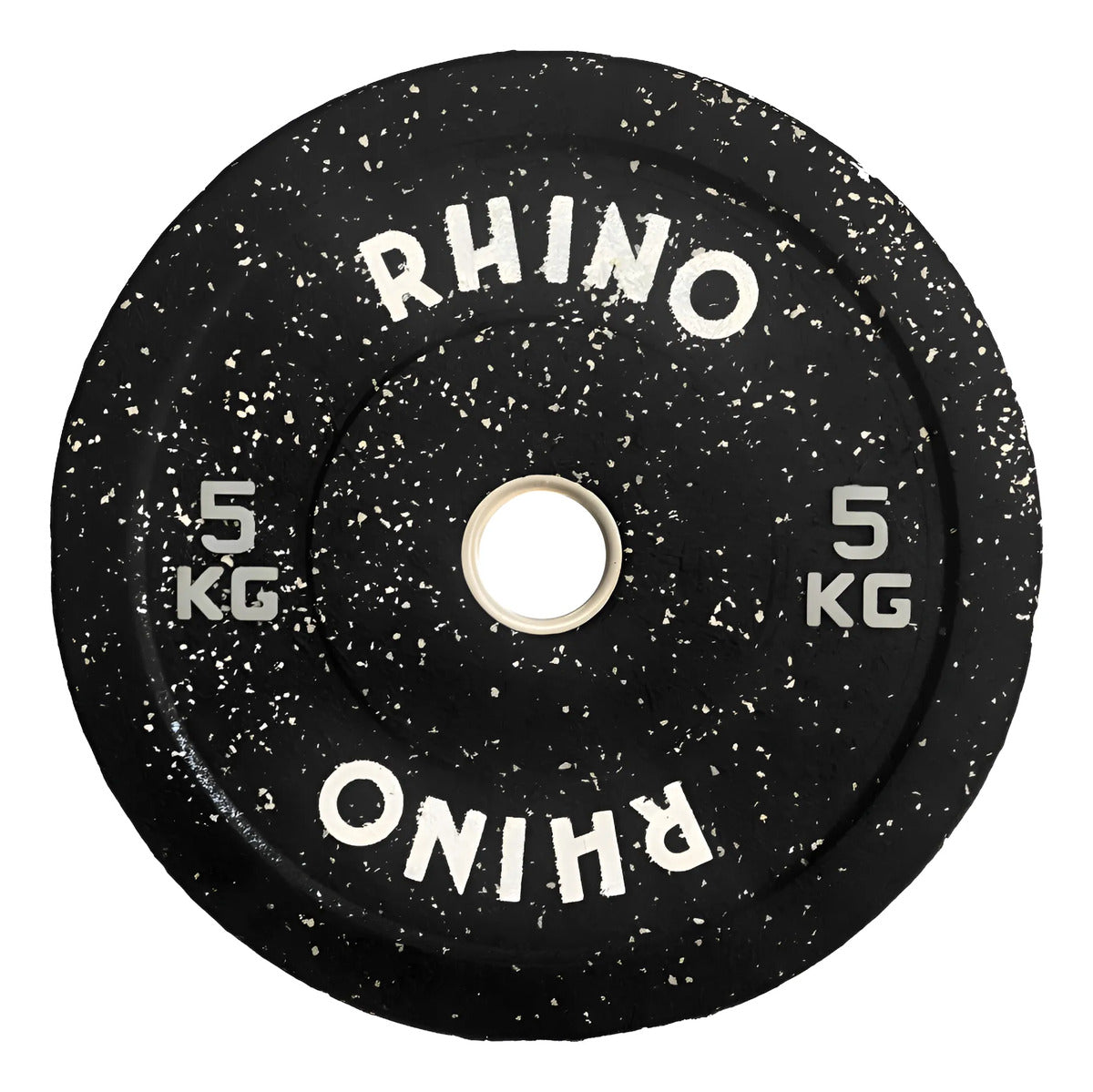 Disco Olímpico Caucho Levantamiento 5kg - Negro