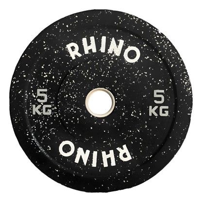 Disco Olímpico Caucho Levantamiento 5kg - Negro