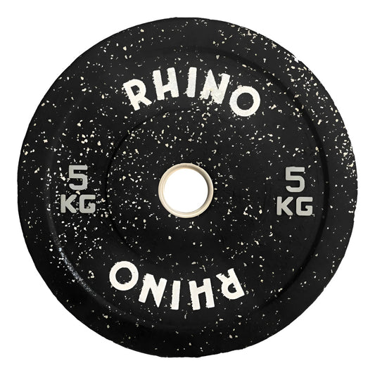Disco Olímpico Caucho Levantamiento 5kg - Negro