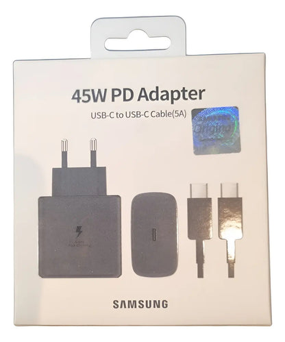 Cargador Tipo C 45w Original Samsung - Negro