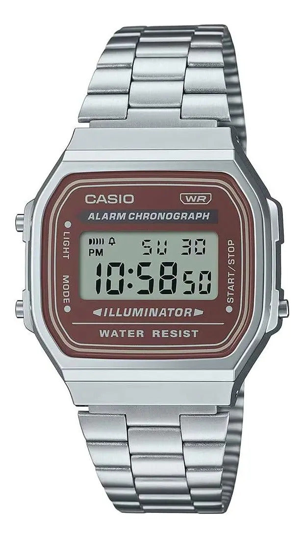 Reloj Casio Metal A-168wa-5a - Plateado