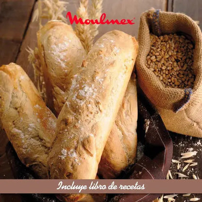 Panetera Moulinex Baguette Blanco Y Gris 1,5kg