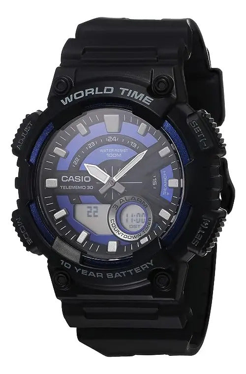 Reloj Casio Digital Aeq-120w-2avcf - Negro