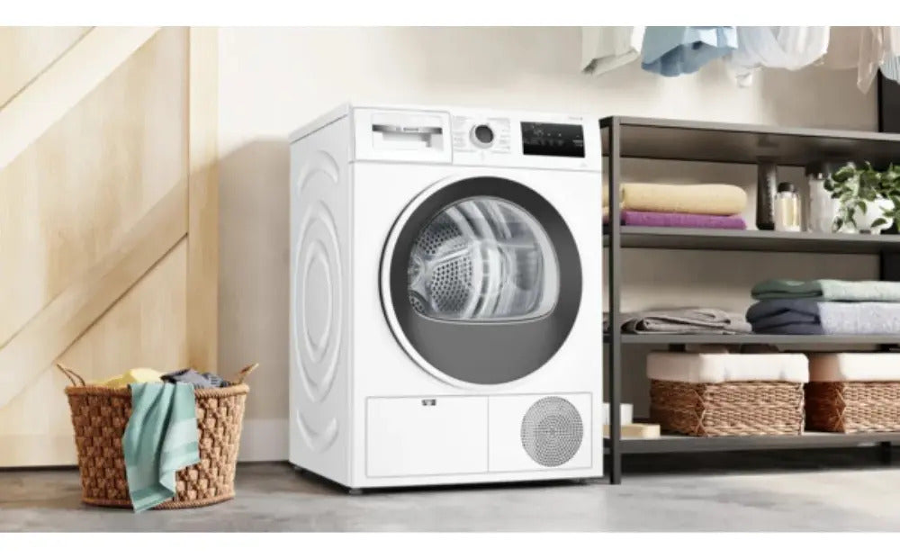 Secarropas Bosch 8kg Con Bomba De Calor Wtr83200es Blanco