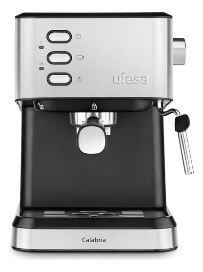 Cafetera Expresso Ufesa Calabria - Gris