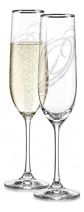 Set Copas Motion Flauta 190 Ml X6 Bohemia - Transparente