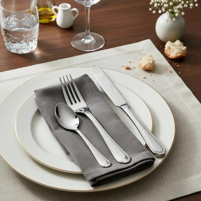 12 Tenedores De Mesa Acero British- 89 Gr Kutt
