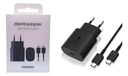Cargador Tipo C 25w Original Samsung - Negro