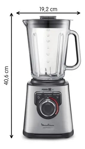 Licuadora Moulinex Perfectmix 1200w Jarra Vidrio - Gris