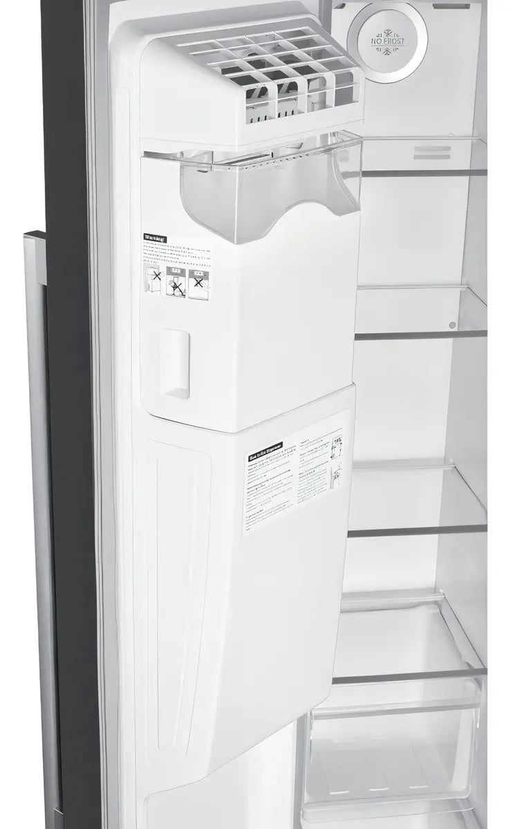 Heladera Smartlife Side By Side 690 Lt Inv Sl-sbs690sdi Qofe Inox
