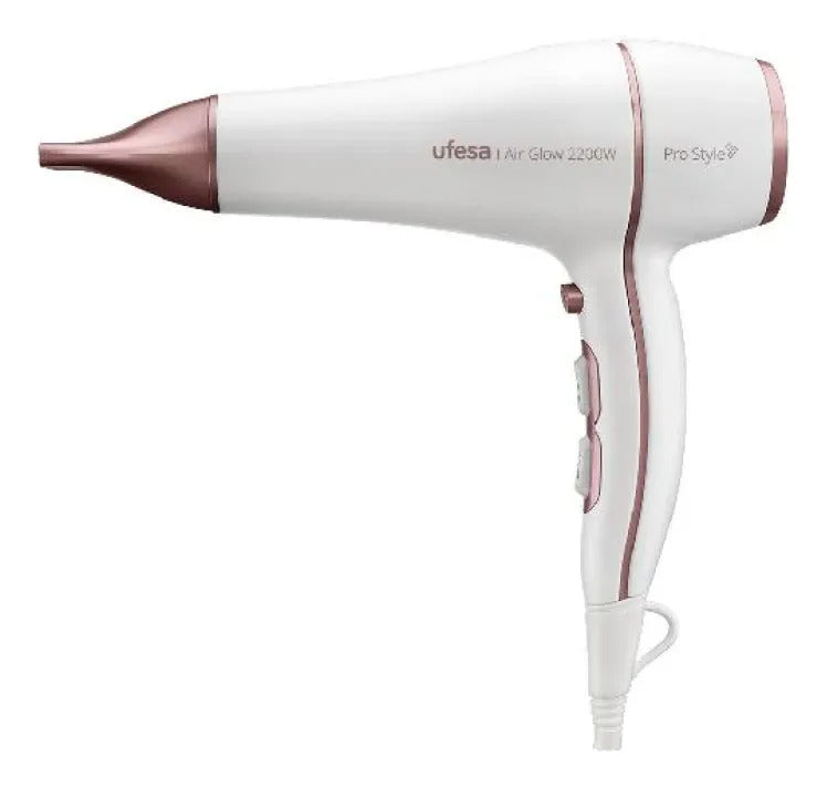 Secador De Pelo Ufesa 2200w Air Glow - Blanco