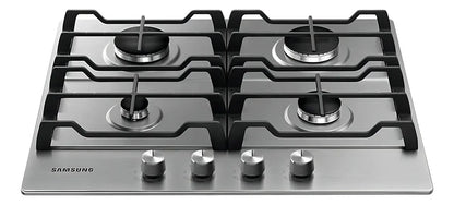 Anafe A Gas Samsung 4 Hornallas Inox Sana64h3010as Plateado