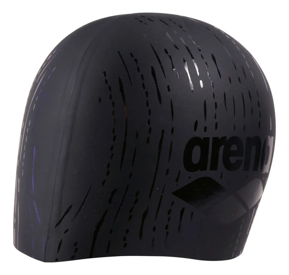 Gorra De Natación Arena Shine Unisex - Negro Liso Uni