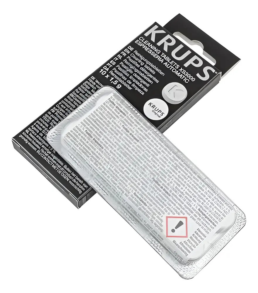 Tabletas De Limpieza X10 Para Cafeteras Krups Xs300010