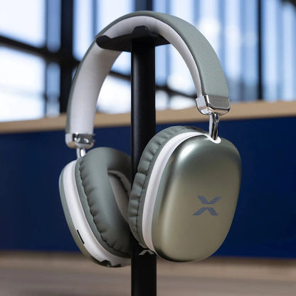 Auriculares Inalámbricos Xion 40hs Duración Xi-aux300 Verde Claro