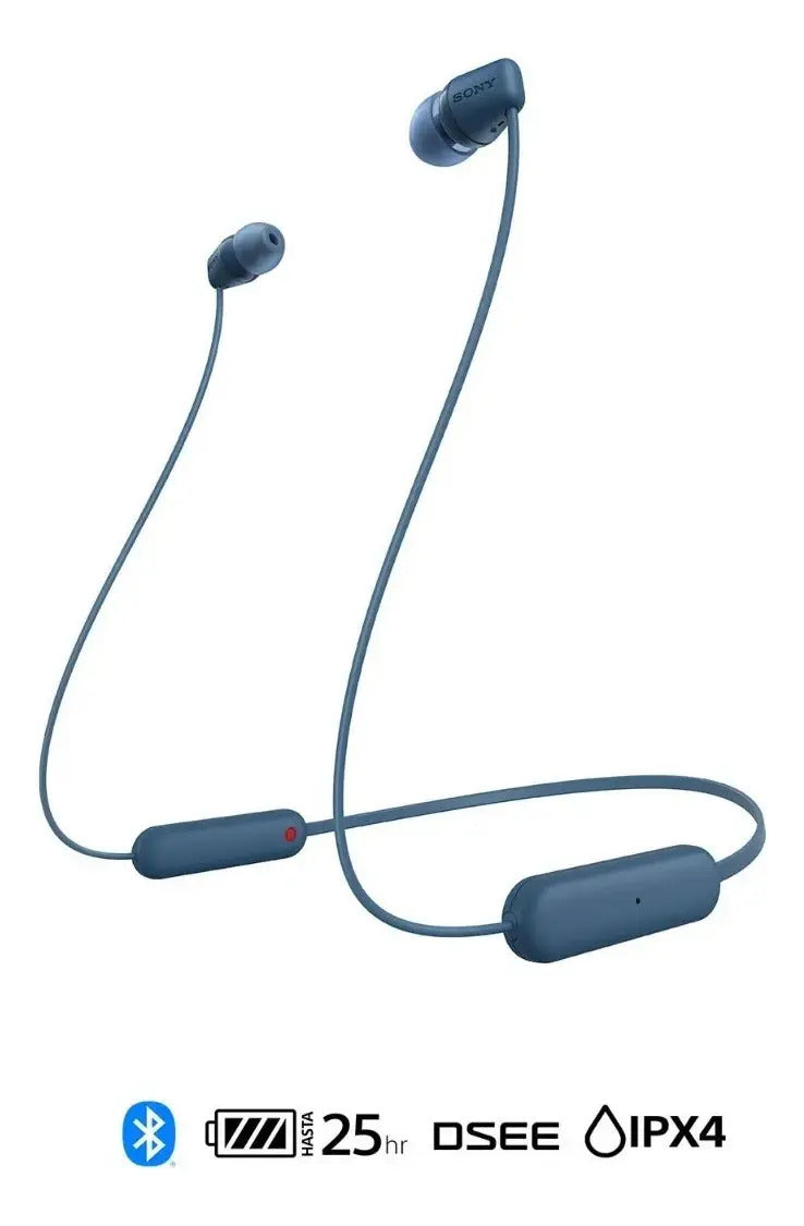 Auriculares Inalámbricos In Ear Sony Wi-c100 - Azul
