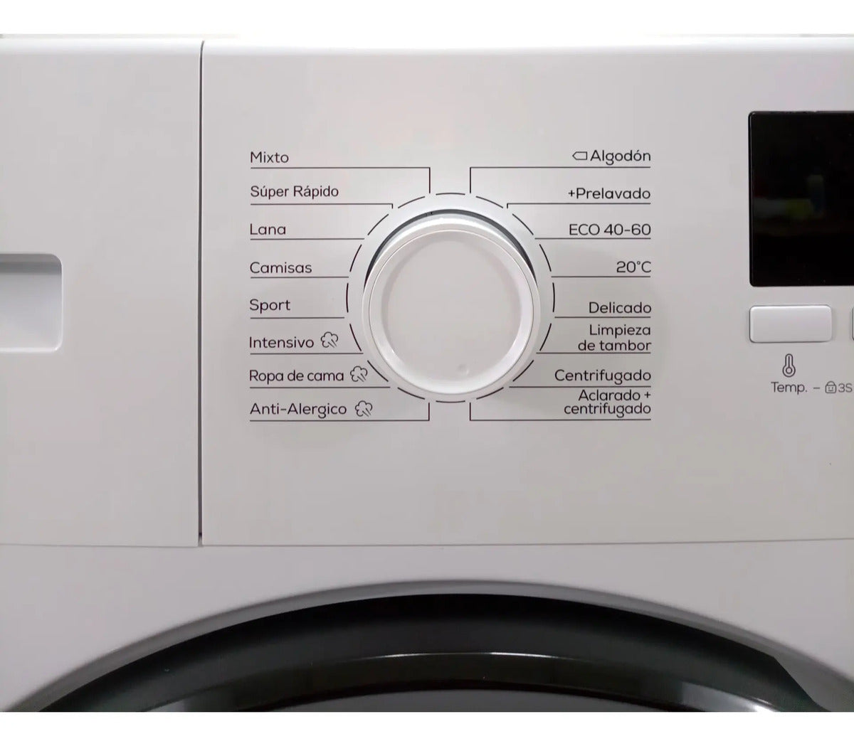 Lavarropas Daewoo Carga Frontal Inverter 6kg - Blanco